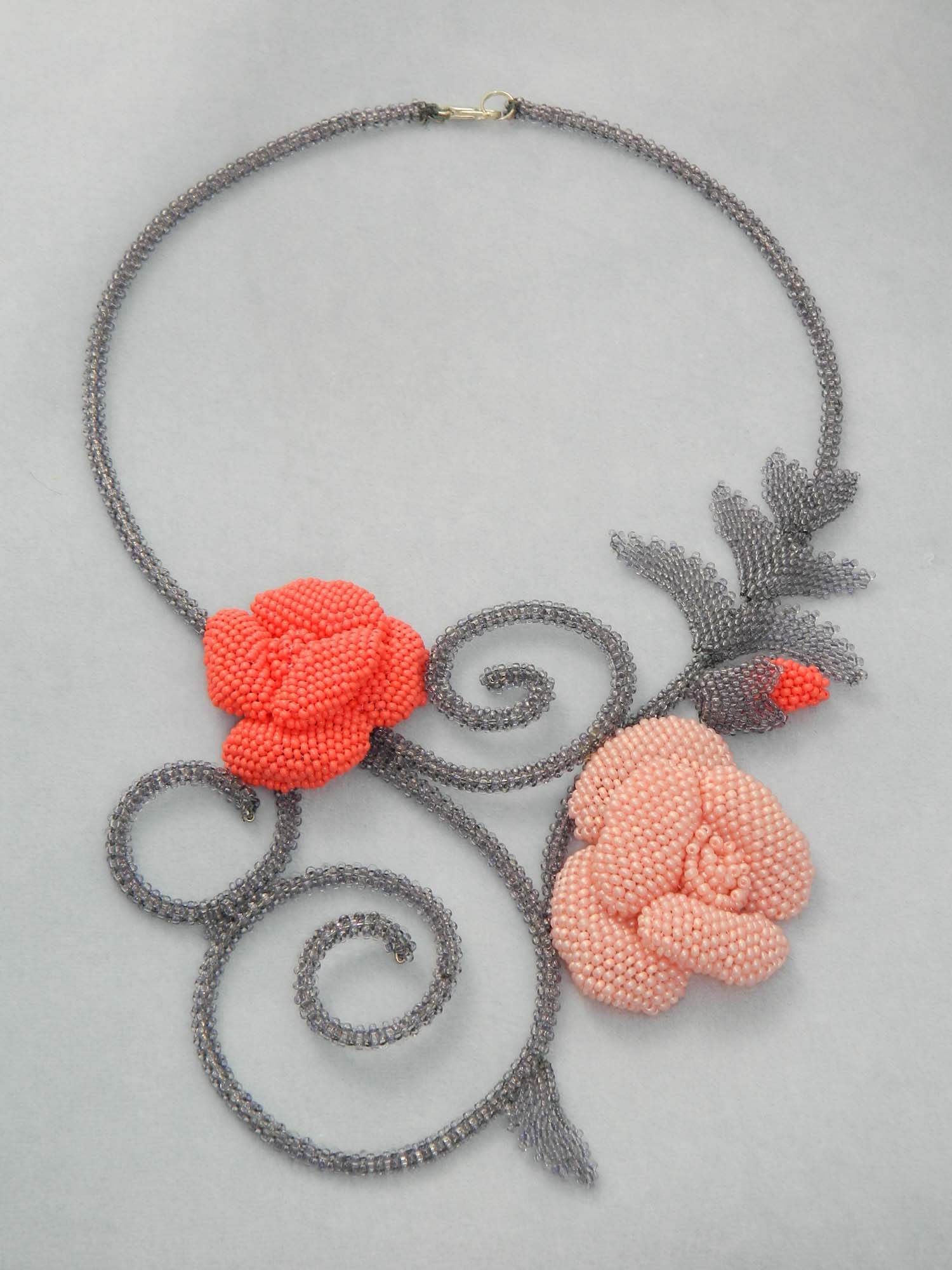 Roses Of The White Nights Necklace