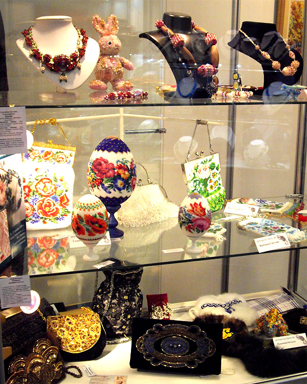 Moscow, Russia. Bead Festival. December, 2009