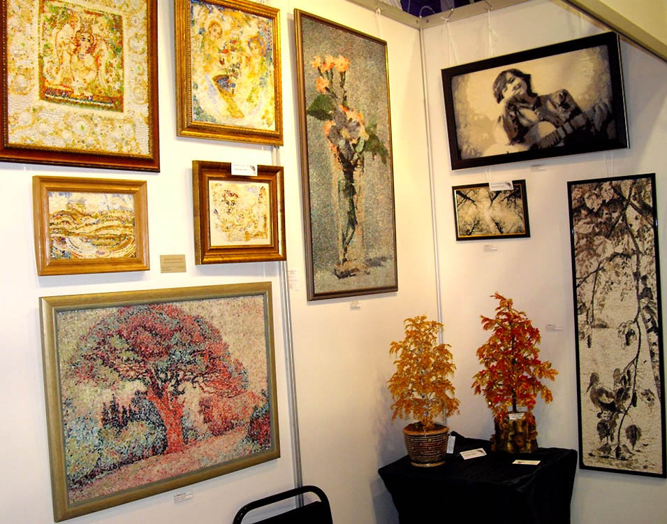 Moscow, Russia. Bead Festival. December, 2009