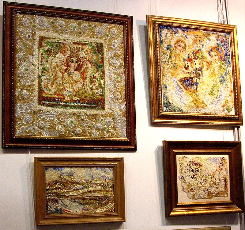 Moscow, Russia. Bead Festival. December, 2009