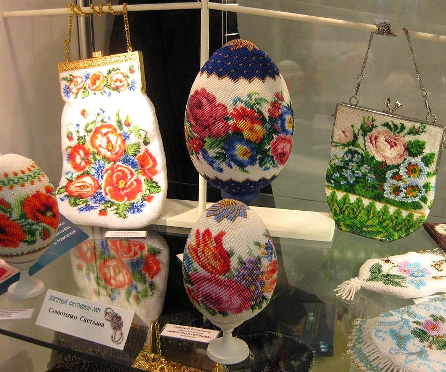 Moscow, Russia. Bead Festival. December, 2009