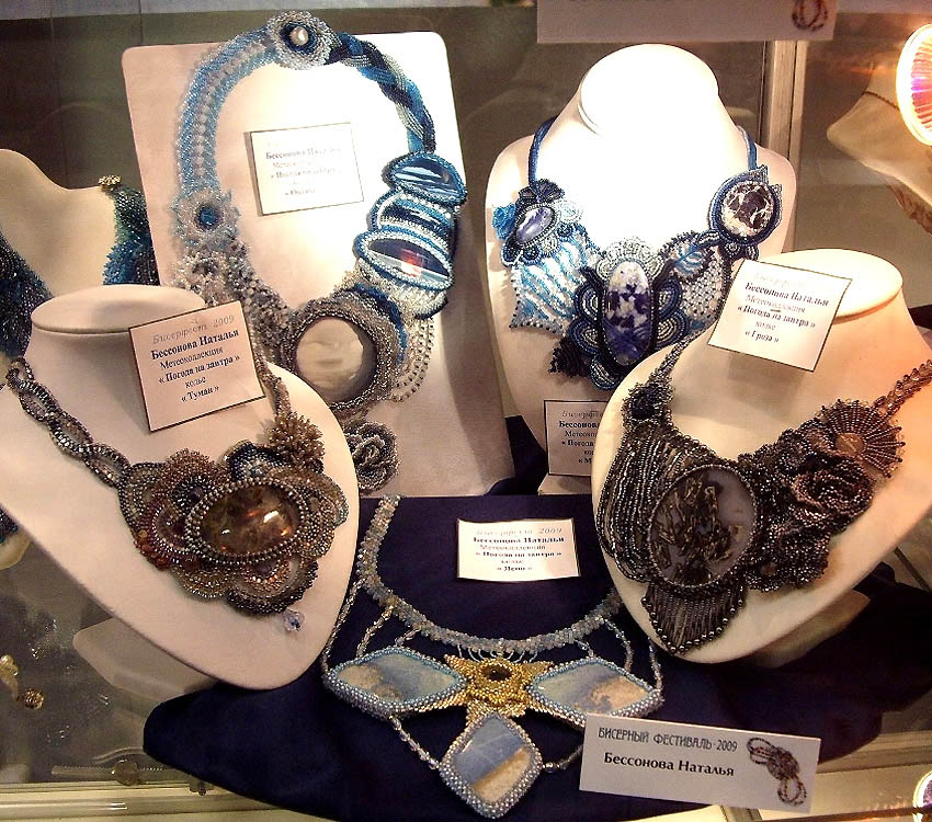 Moscow, Russia. Bead Festival. December, 2009
