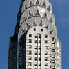 The Art Deco spire of the Chrysler Building