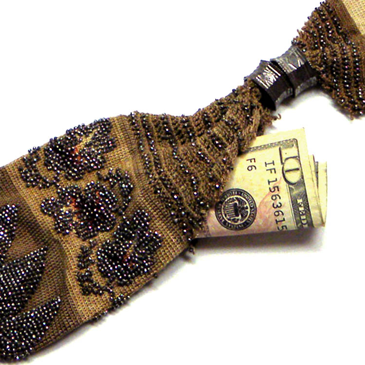 Beaded Crocheted Miser Purse 19th Century from Zoya Gutina's collection