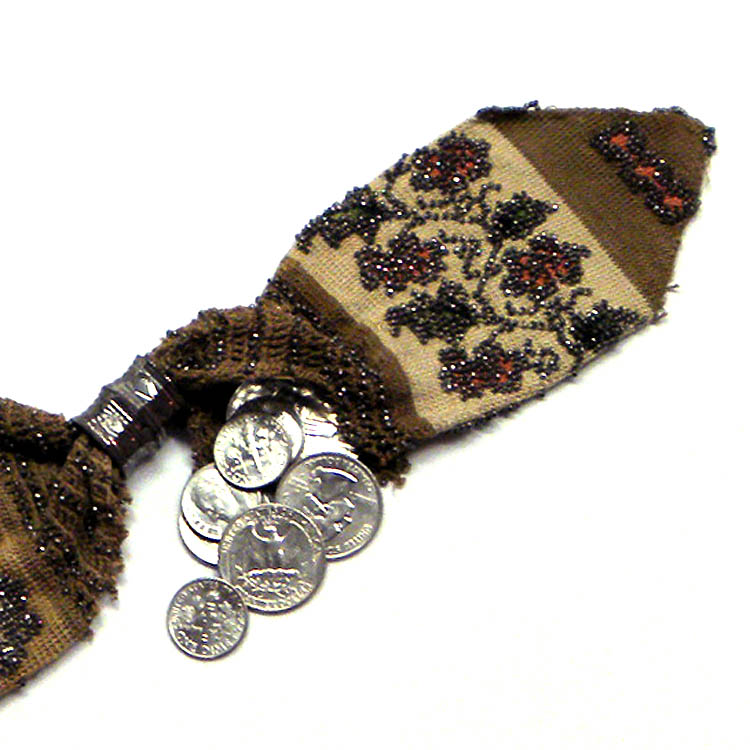 Beaded Crocheted Miser Purse 19th Century from Zoya Gutina's collection