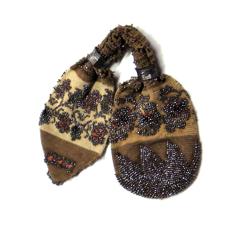Beaded Crocheted Miser Purse 19th Century from Zoya Gutina's collection