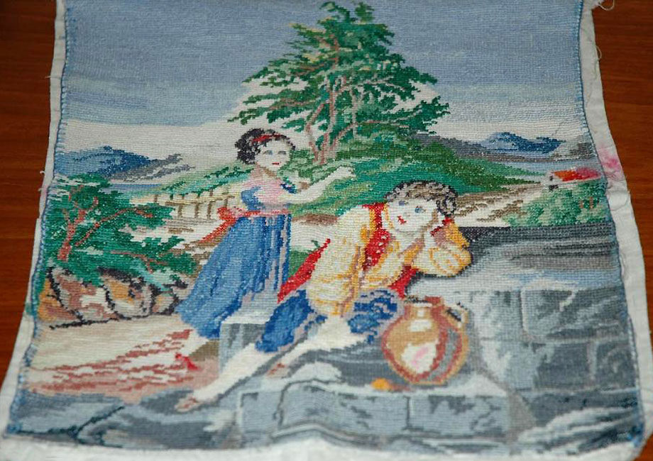 Old bead embroidery