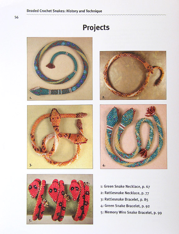 Bead Crochet Snakes Book