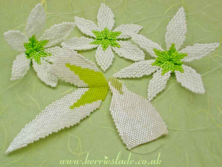 "Spanish Winter Lily" necklace in process