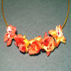Beads-organza artwork by Lyuba Radomishenskaya