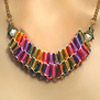 Beads-organza artwork by Lyuba Radomishenskaya