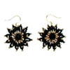 Earrings "Black Stars"