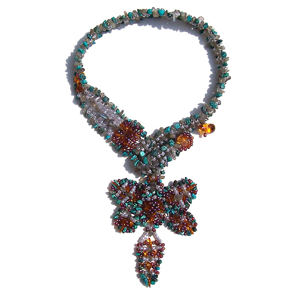 Fire Mountain Gems and Beads 2006-2007 Contest Finalist: Butterfly Necklace