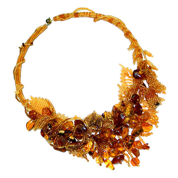 Amber Forest Necklace