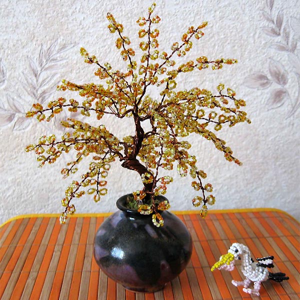 Beaded tree by Olga Goretskaya