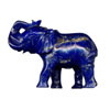 An Elephant carving in high quality lapis lazuli