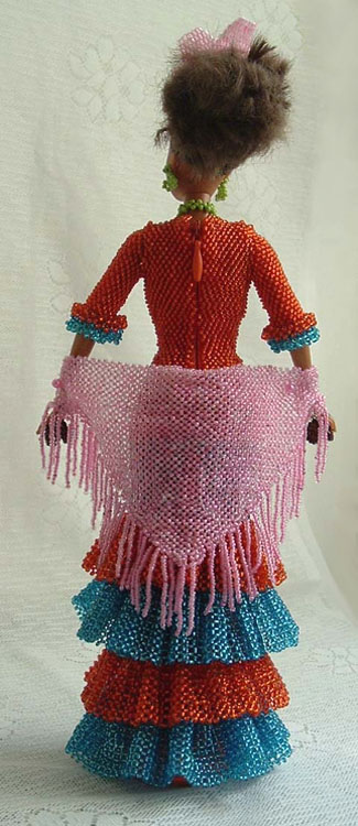 Beaded doll by Shulamit Grintsaig