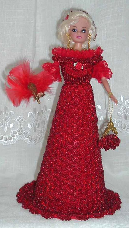 Beaded doll by Shulamit Grintsaig