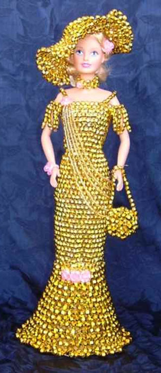Beaded doll by Shulamit Grintsaig