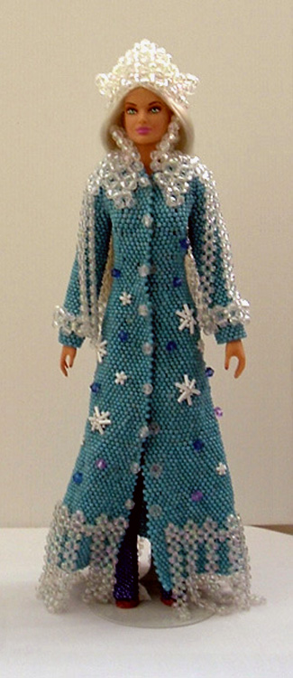 Beaded doll by Shulamit Grintsaig