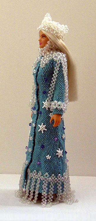 Beaded doll by Shulamit Grintsaig