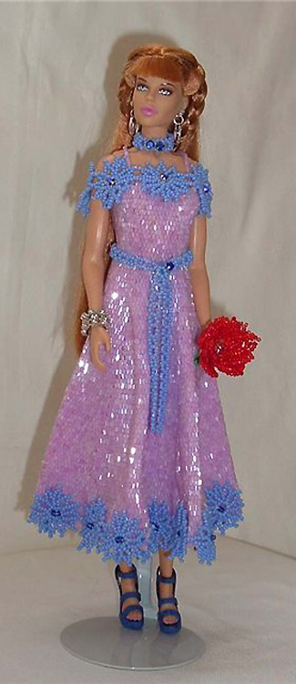 Beaded doll by Shulamit Grintsaig