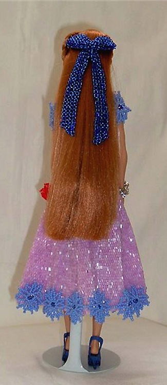 Beaded doll by Shulamit Grintsaig