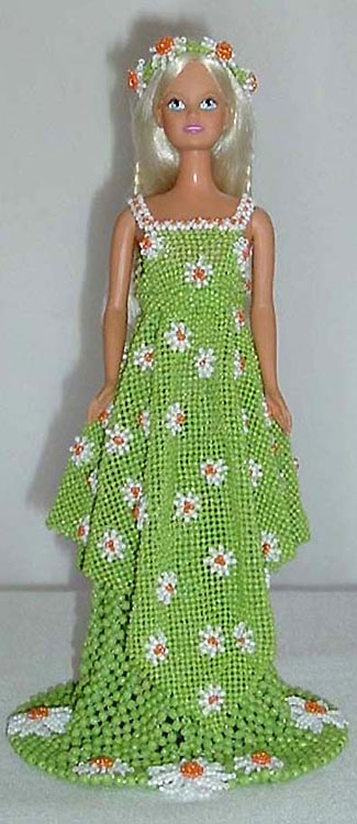 Beaded doll by Shulamit Grintsaig