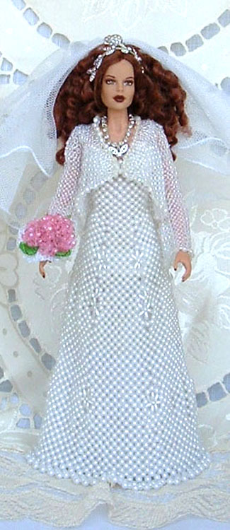Beaded doll by Shulamit Grintsaig