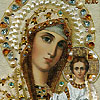 Russian beaded icons