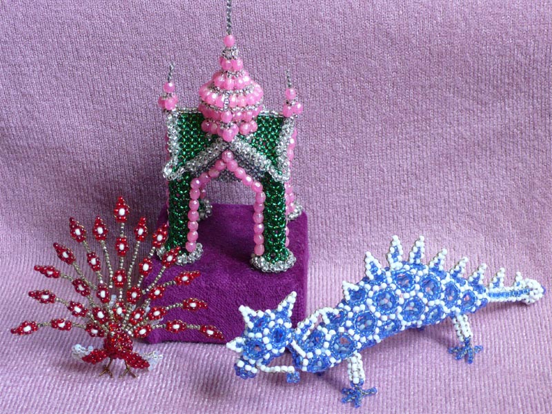 Beaded critters by Elena Krugova