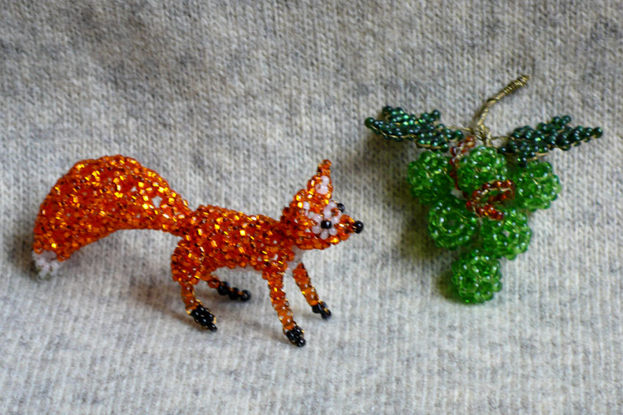 Beaded critters by Elena Krugova
