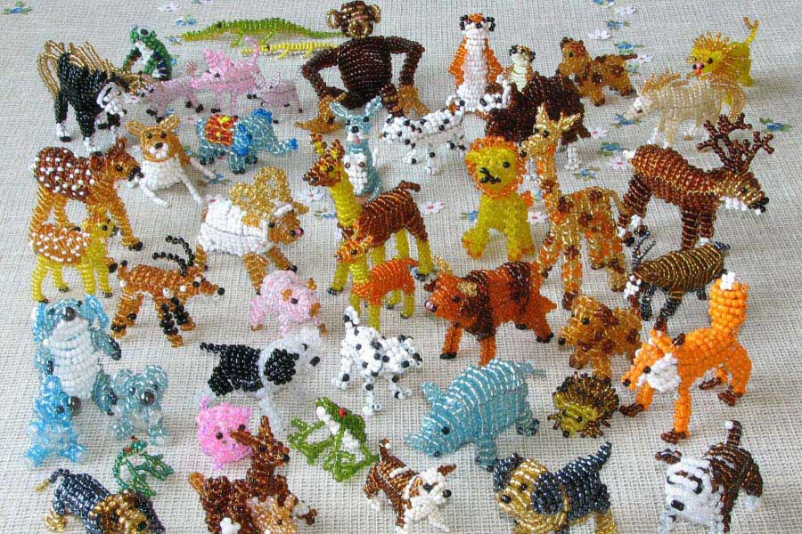 Beaded critters by Olga Kusheleva