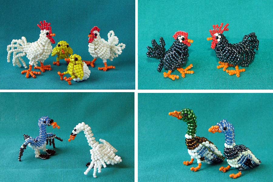 Beaded critters by Olga Kusheleva