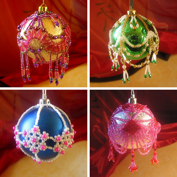 Christmas baubles by Elena Solov'eva