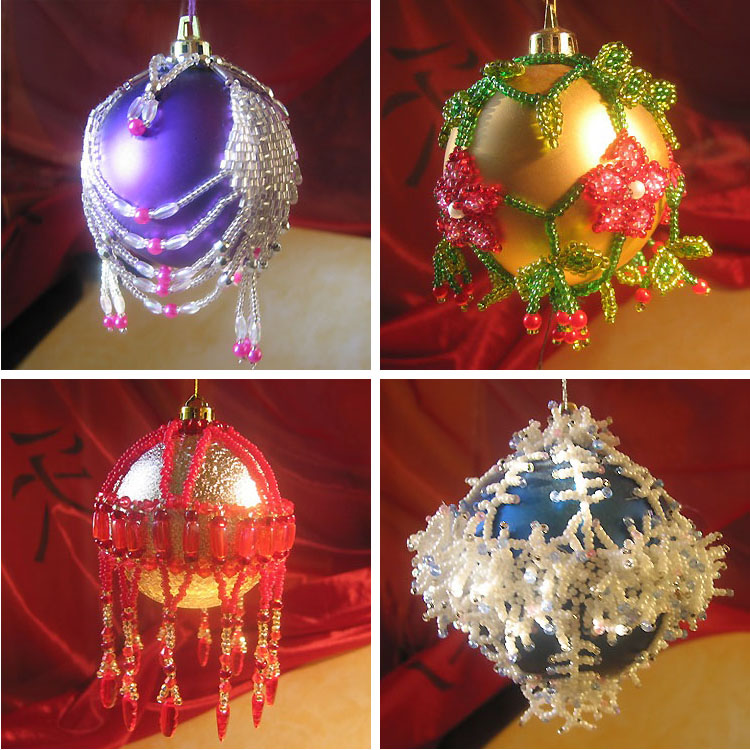 Christmas baubles by Elena Solov'eva