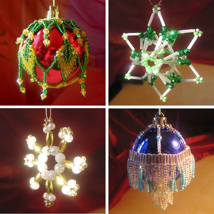 Christmas baubles by Elena Solov'eva