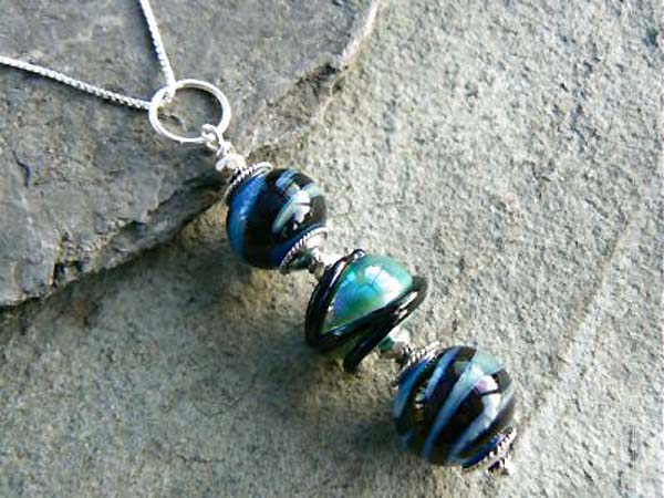 Lampwork beads by Clare Scott