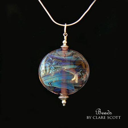 Lampwork beads by Clare Scott
