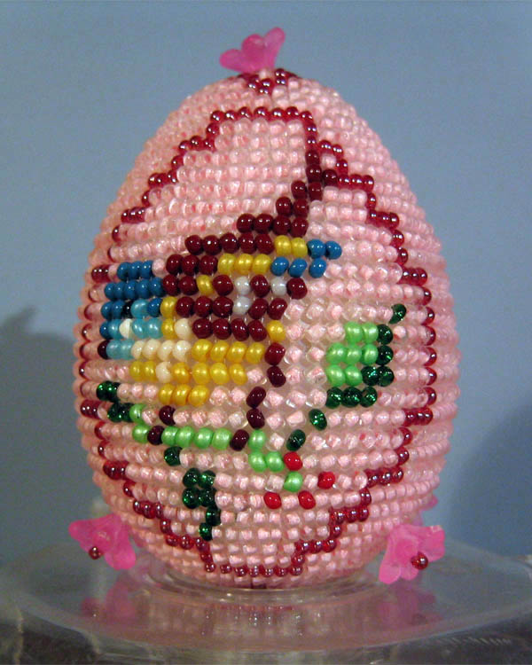 Bead woven Easter eggs by Natasha Razumova