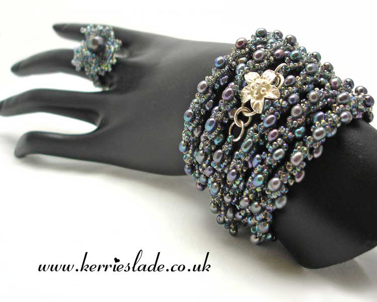 Beadwoven jewelry by Kerrie Slade