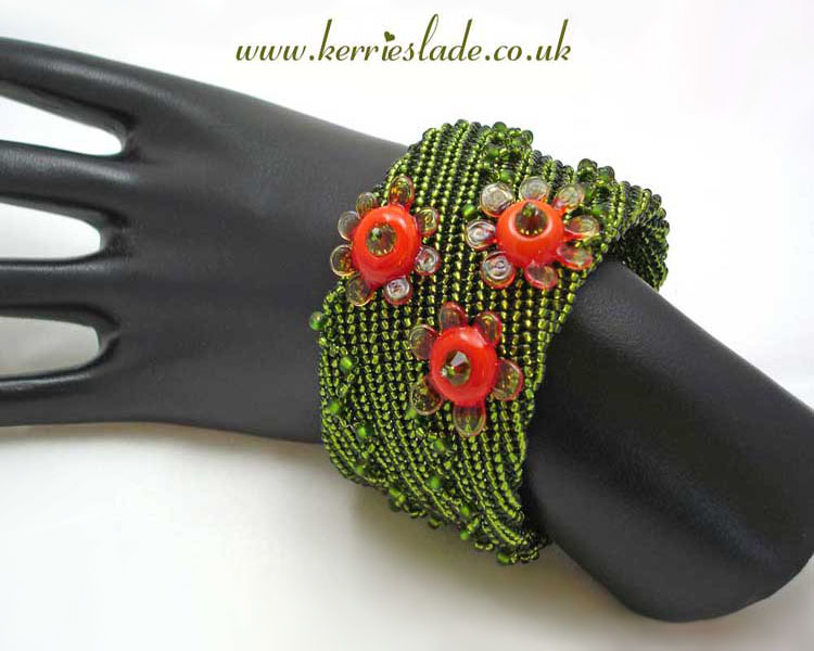 Beadwoven jewelry by Kerrie Slade