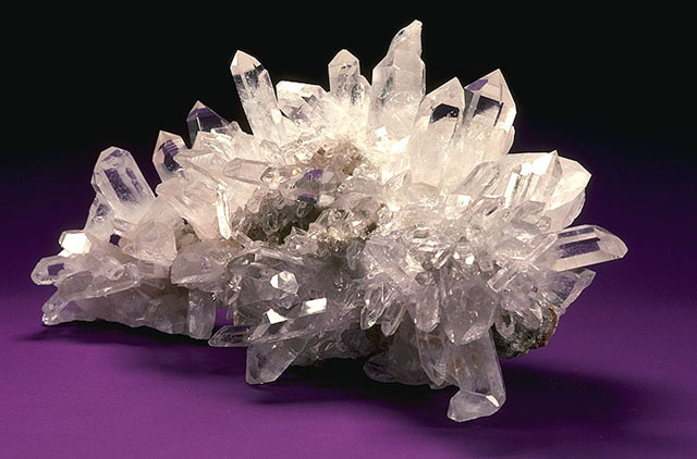 Quartz crystal group from Arkansas, USA