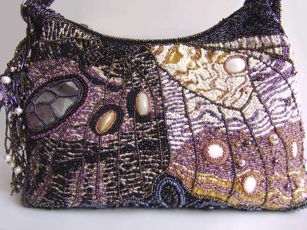 Bead embroidery by Guzell Bakeeva