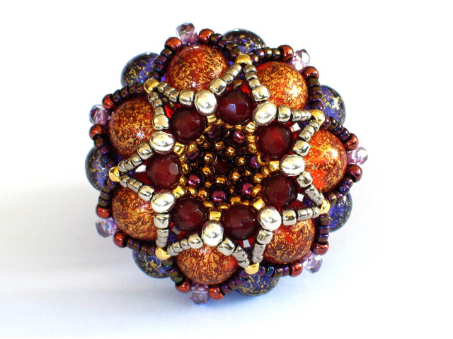 Beaded beads by Gwen Fisher