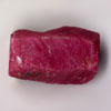 Ruby crystal before faceting