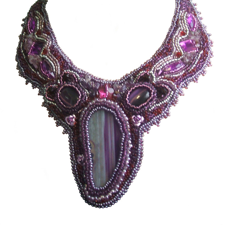 Free-form necklaces by Valentina Chertikovtseva