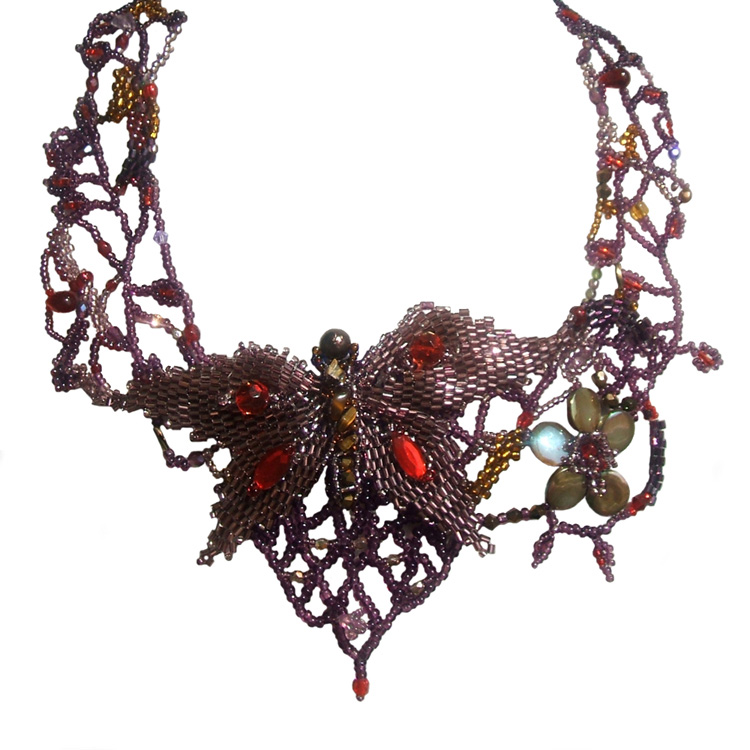 Free-form necklaces by Valentina Chertikovtseva