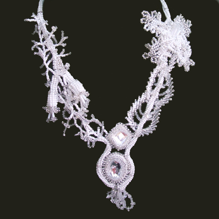 Free-form necklaces by Valentina Chertikovtseva