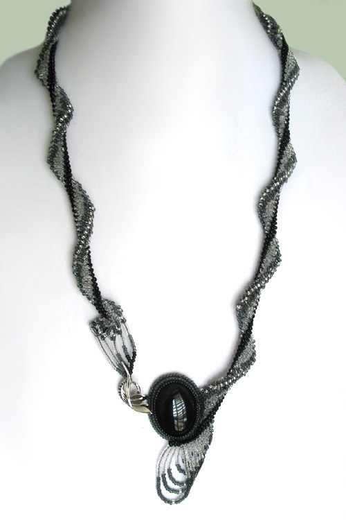 Delicate beaded jewelry by Larisa Berenstein